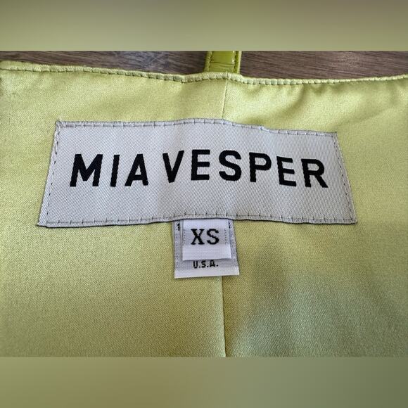 Mia Vesper Faux Croc Embossed Crop Top Size XS Made In USA - Picture 9 of 11